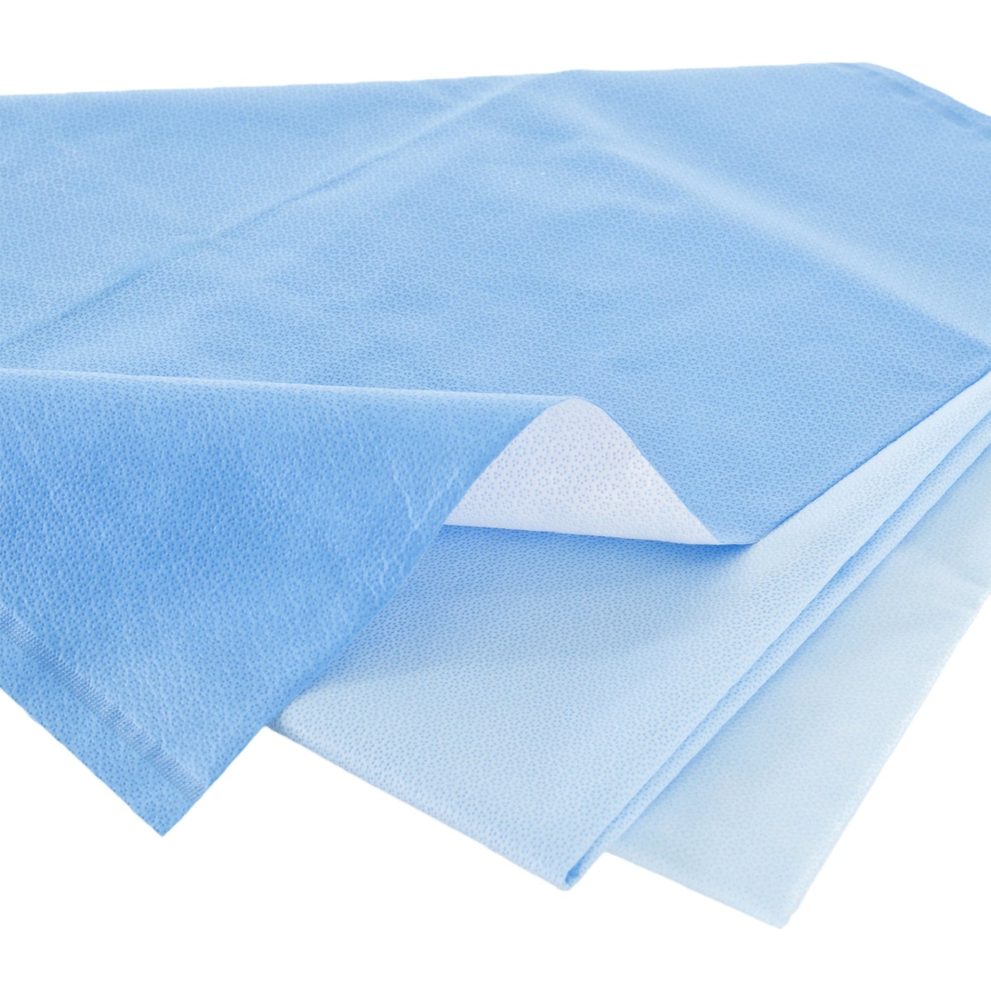 QUICK CHECK* H300 Sterilization Wrap White / Blue 30 X 30 Inch Dual Layer SMS Polypropylene Steam / EO Gas / Hydrogen Peroxide - 34173