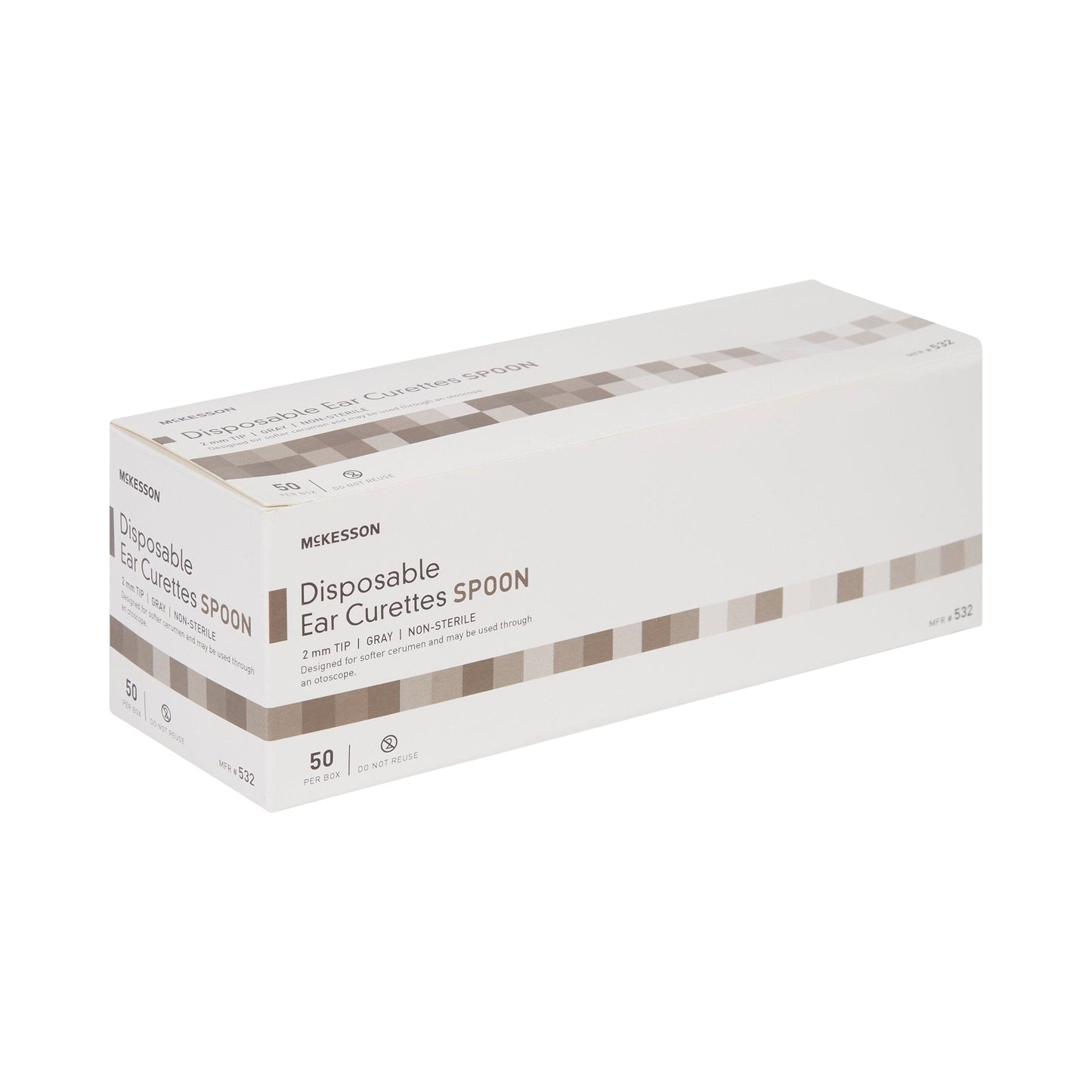 McKesson Ear Curette, 2 mm, Cup Tip 532