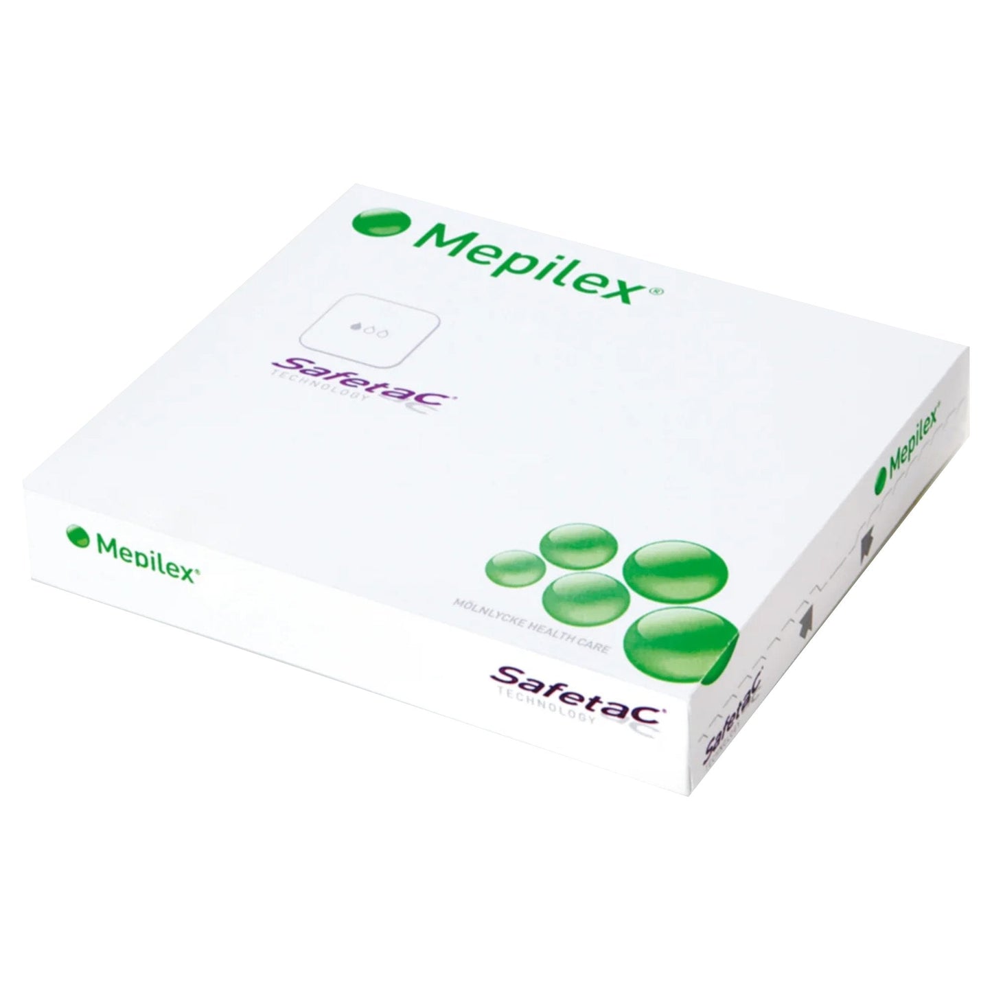 Mepilex® Silicone Adhesive without Border Silicone Foam Dressing, 8 x 8 Inch 294499