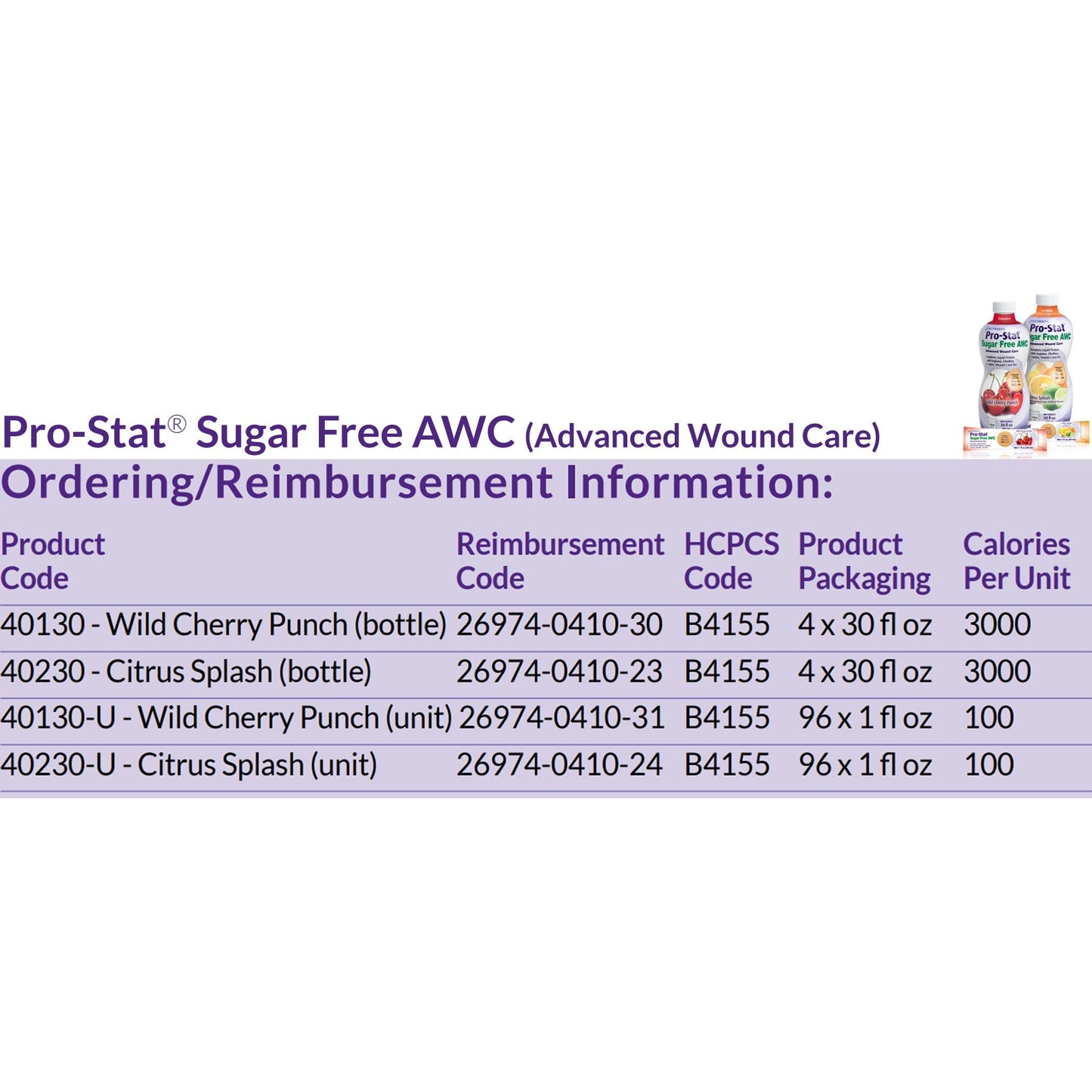 Pro-Stat® Sugar Free AWC Citrus Splash Complete Liquid Protein, 30-ounce Bottle 78383