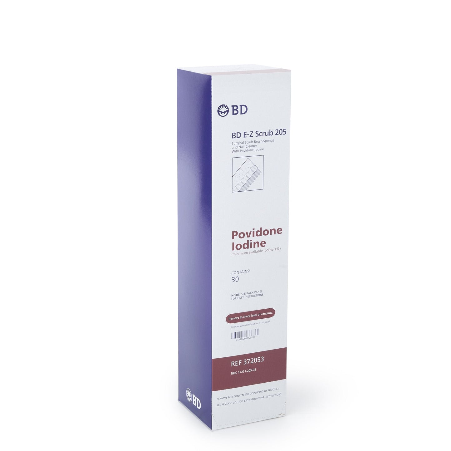 E-Z Scrub™ Povidone Iodine Impregnated Brush, Brown 372053