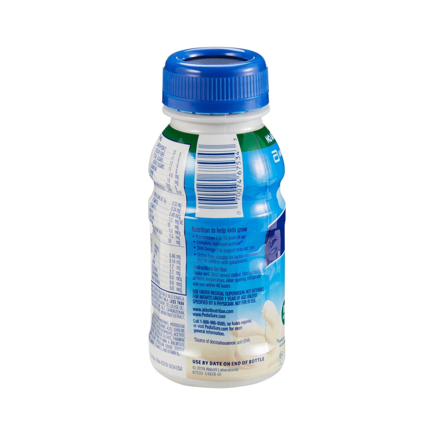 PediaSure® Grow & Gain Therapeutic Nutrition, Vanilla, 8-ounce bottle 67533