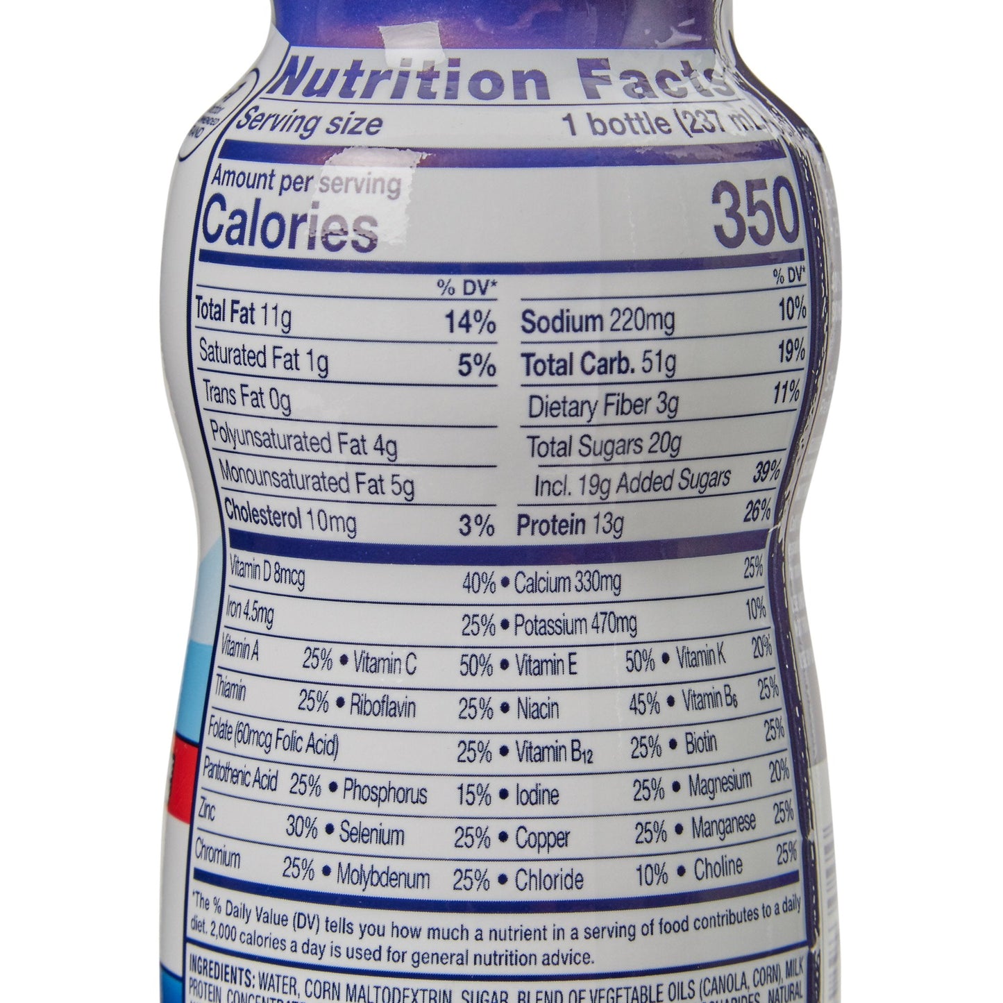 Ensure® Plus Therapeutic Nutrition, Vanilla, 8-ounce bottle 58303