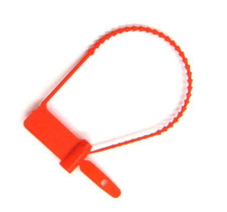 Tamper Evident Seal Cynch-Loks Numbered Red Plastic 6 Inch - 6323 RD