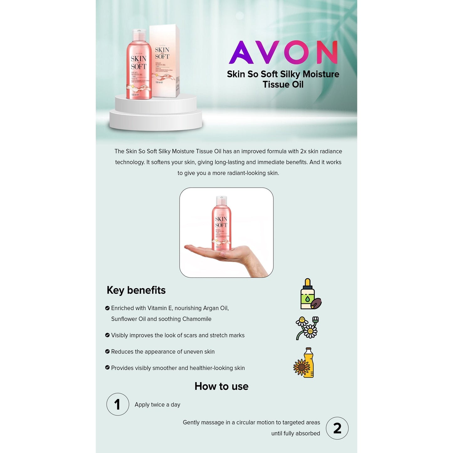 Skin So Soft Silky Moisture Nourishing Dry Oil Spray - 150ml 5.07 oz