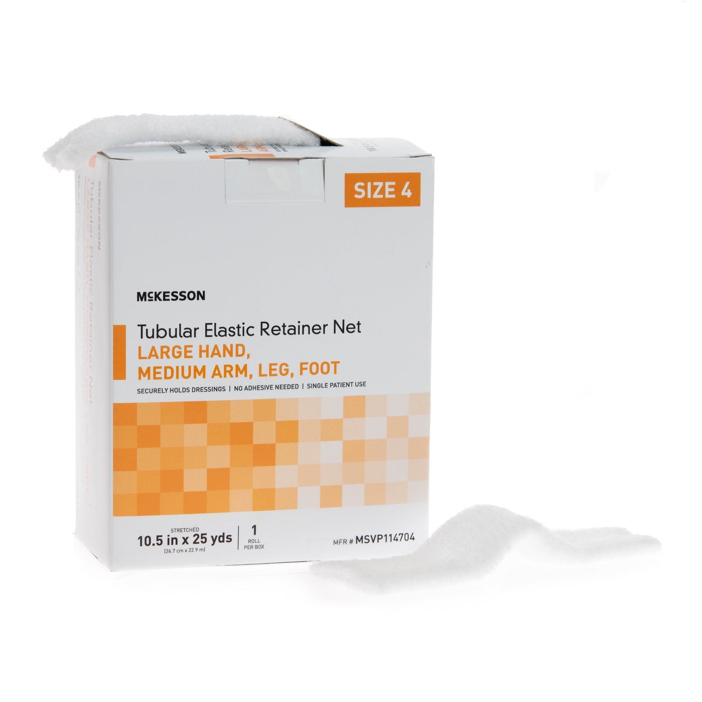 McKesson Tubular Bandage, Size 4, 25 Yard MSVP114704