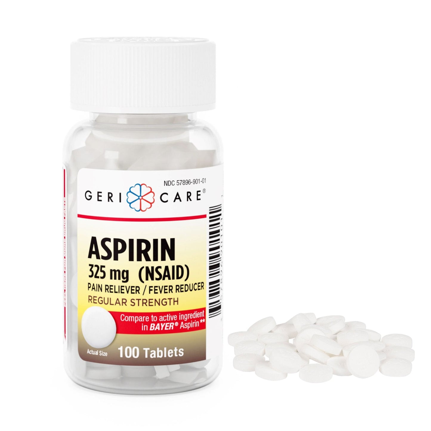 Geri-Care® 325-mg Aspirin 901-01-GCP