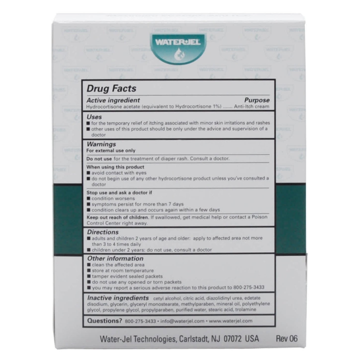 Water-Jel® Hydrocortisone Itch Relief WJHY1728.00.000