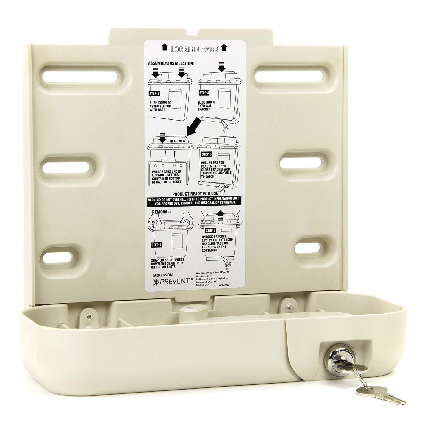 McKesson Prevent® Sharps Collector Bracket 2240