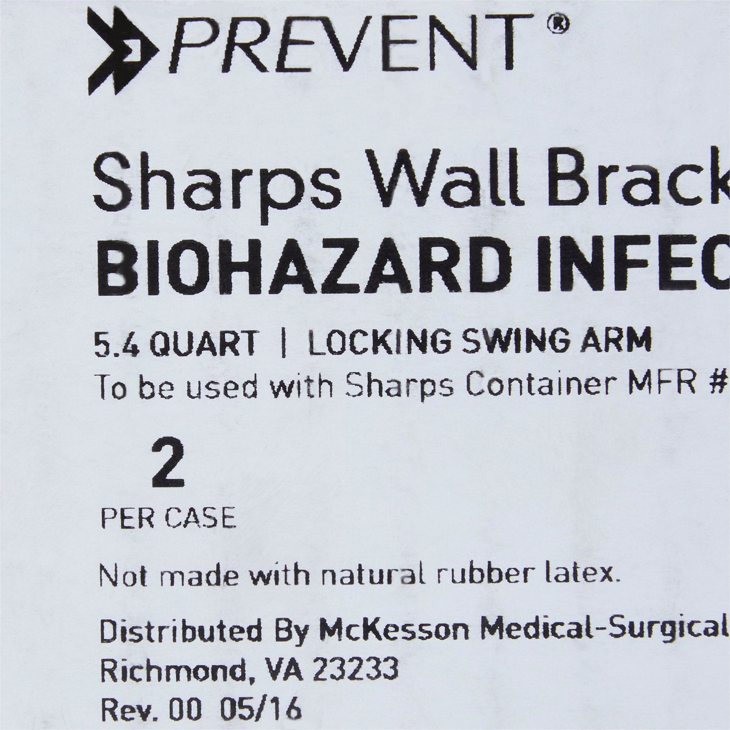 McKesson Prevent® Sharps Collector Bracket 2240