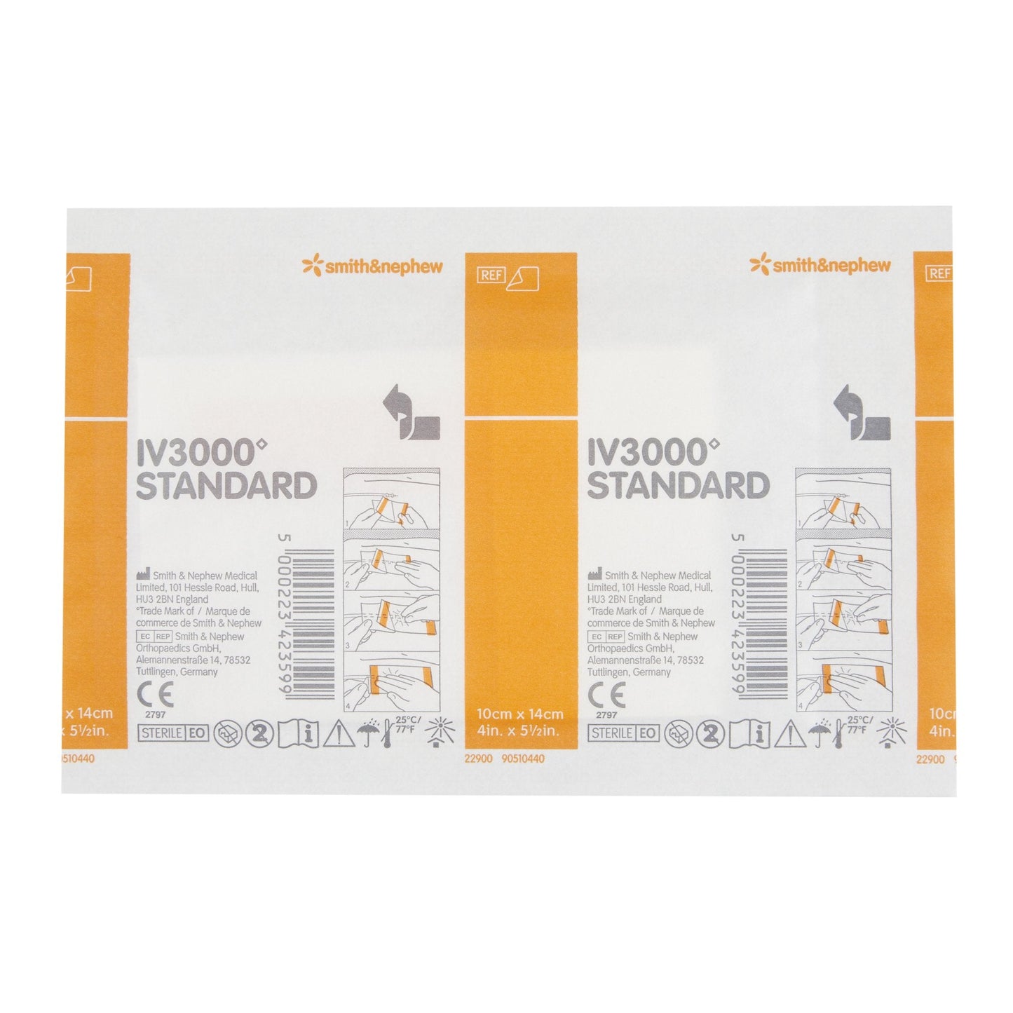 IV3000™ Catheter Securement Dressing, 4 x 5 Inch 4925