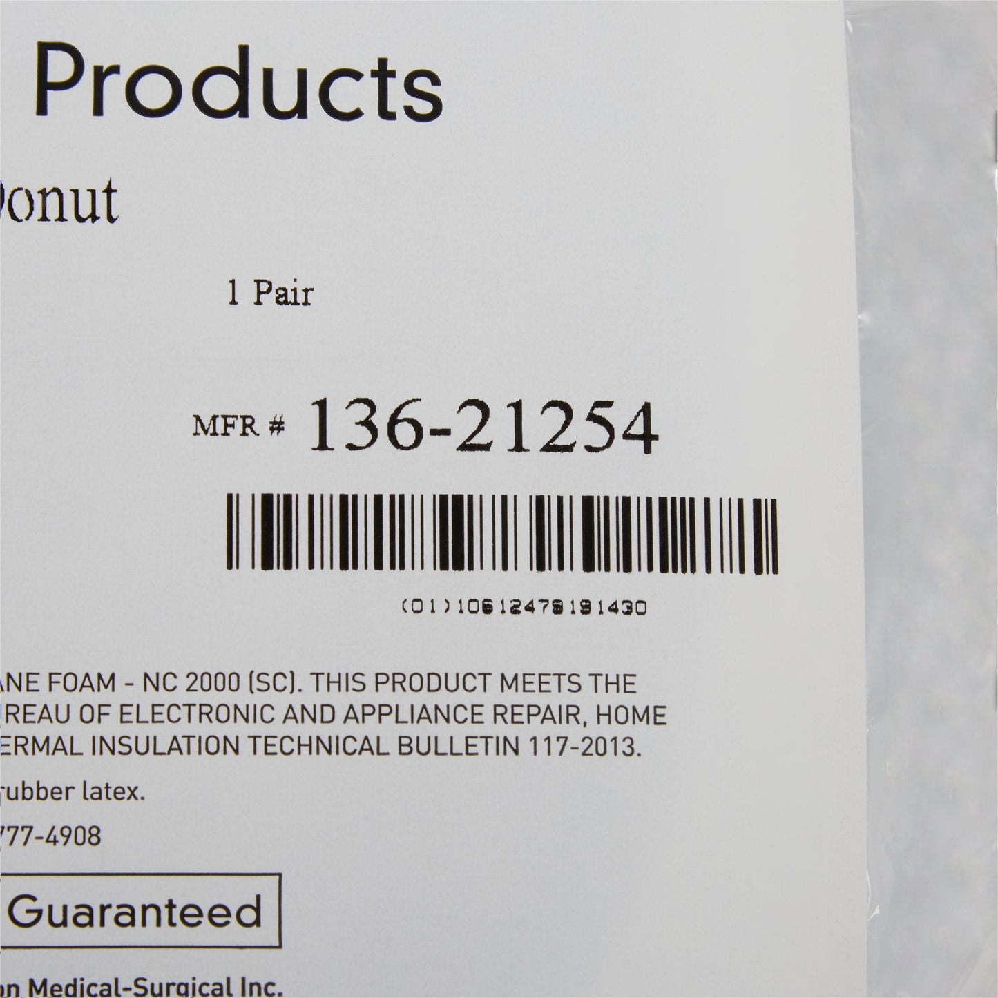 McKesson Doughnut Cushion 136-21254