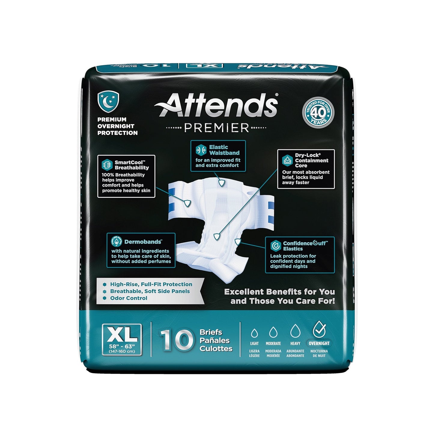 Attends® Premier Briefs, Extra Large ALI-BR40