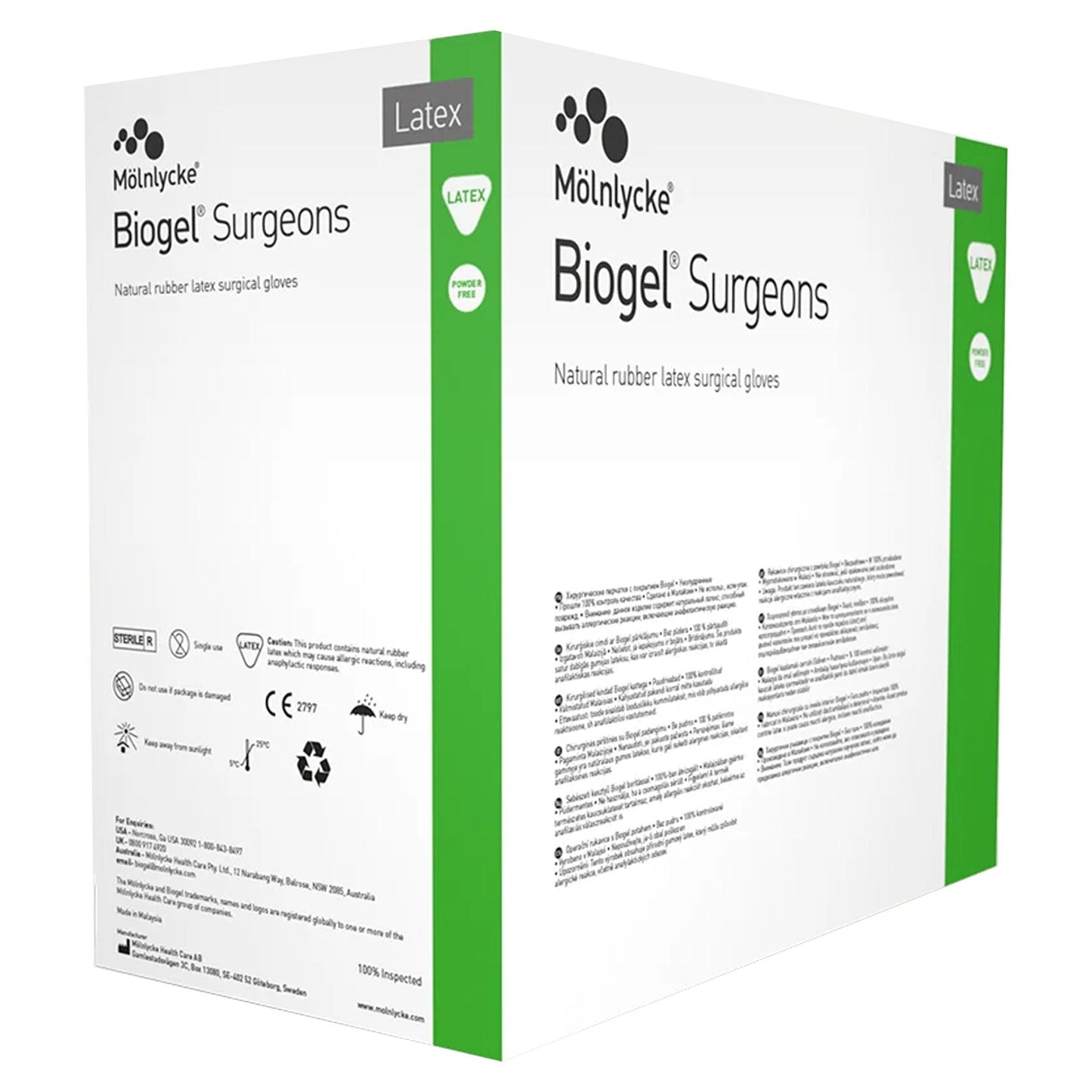 Biogel® Surgeons Latex Surgical Glove, Size 8, Straw Color 30480