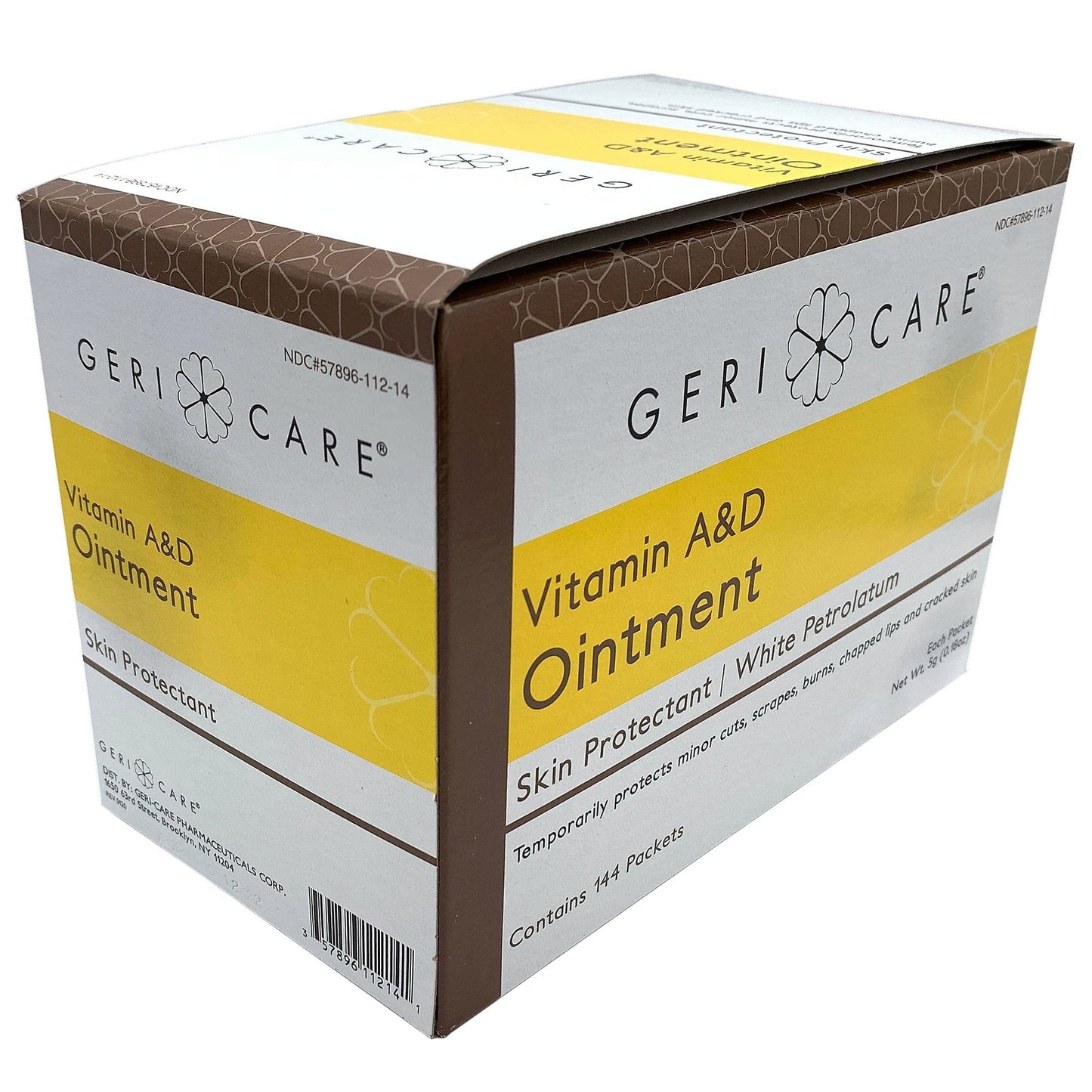 Geri-Care® Vitamin A & D Ointment Skin Protectant with Petrolatum, 5-gram Packet S110-14-GCP