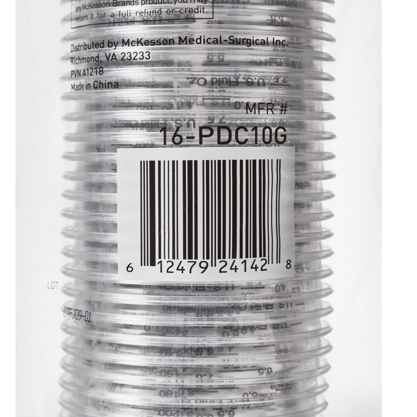 McKesson Graduated Drinking Cup, 10 oz., Clear 16-PDC10G
