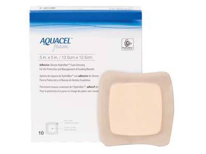 Aquacel® Adhesive Silicone Foam Dressing 5" x 5" Sterile - 420619