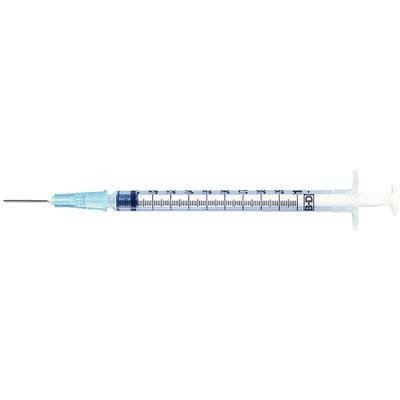 BD PrecisionGlide™ 1 mL Tuberculin Syringe w/ Det. Needle 21G x 1" - 309624