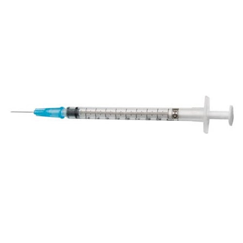 BD PrecisionGlide™ 1 mL Tuberculin Syringe w/ Det. Needle 25G x 5/8" - 309626