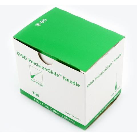 Bulk Buy! BD PrecisionGlide™ 21 G x 1-1/2" Hypodermic Needles - 305167 Case of 1000