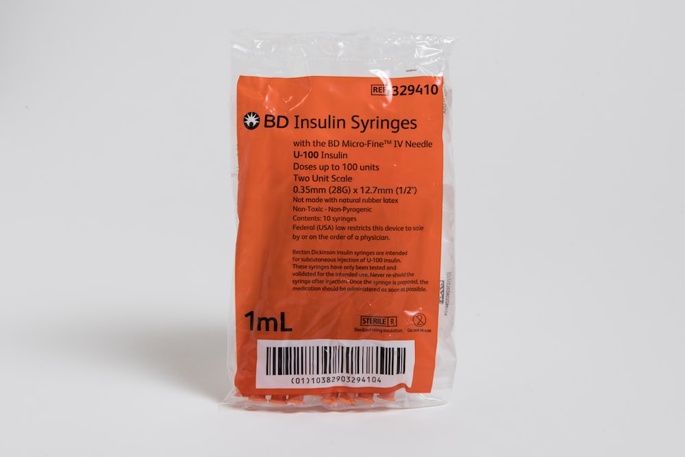 Ultra-Fine™ Standard Insulin Syringe with Needle NonSafety Regular Wall
