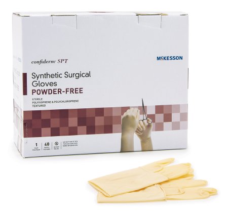 Confiderm® Sterile PF SPT Synthetic Surgical Gloves Size 6.5 - 914VA