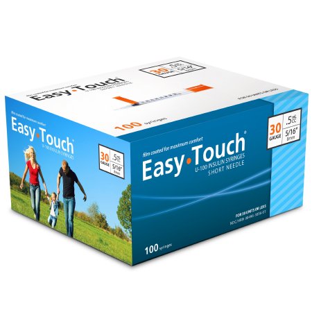 Bulk Buy! EasyTouch® U-100 Insulin Syringe w/ Needle