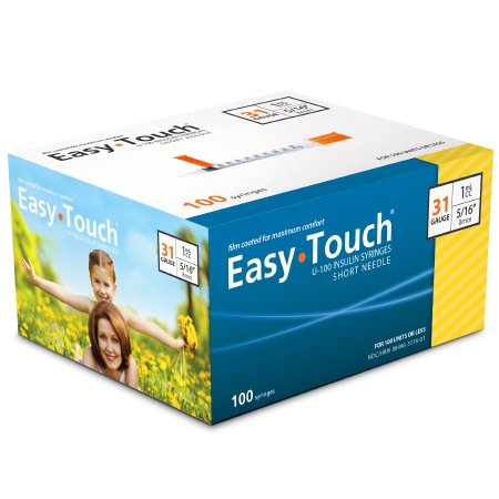 Bulk Buy! EasyTouch® U-100 Insulin Syringe w/ Needle