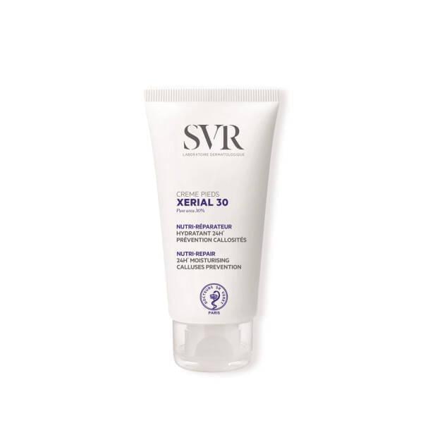 SVR Creme Pieds Xerial 30 - Intensive Foot Cream for Dry Feet with 30% Urea, Moisturizing & Soothing, 1.69 fl oz