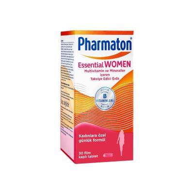 Pharmaton Essential Women Multivitamin Supplement - Women's Dietary Supplement with 12 Vitamins and 6 Minerals