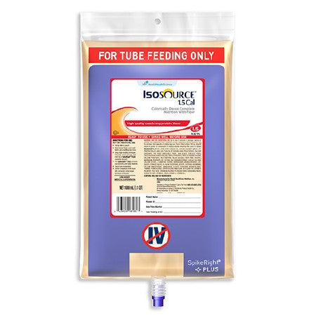 Isosource® 1.5 Cal UltraPak® Ready-To-Hang Tube Feeding Formula Bag System - Unflavored