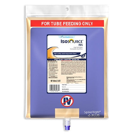 Isosource® HN UltraPak® Ready-To-Hang Tube Feeding Formula Bag System - Unflavored