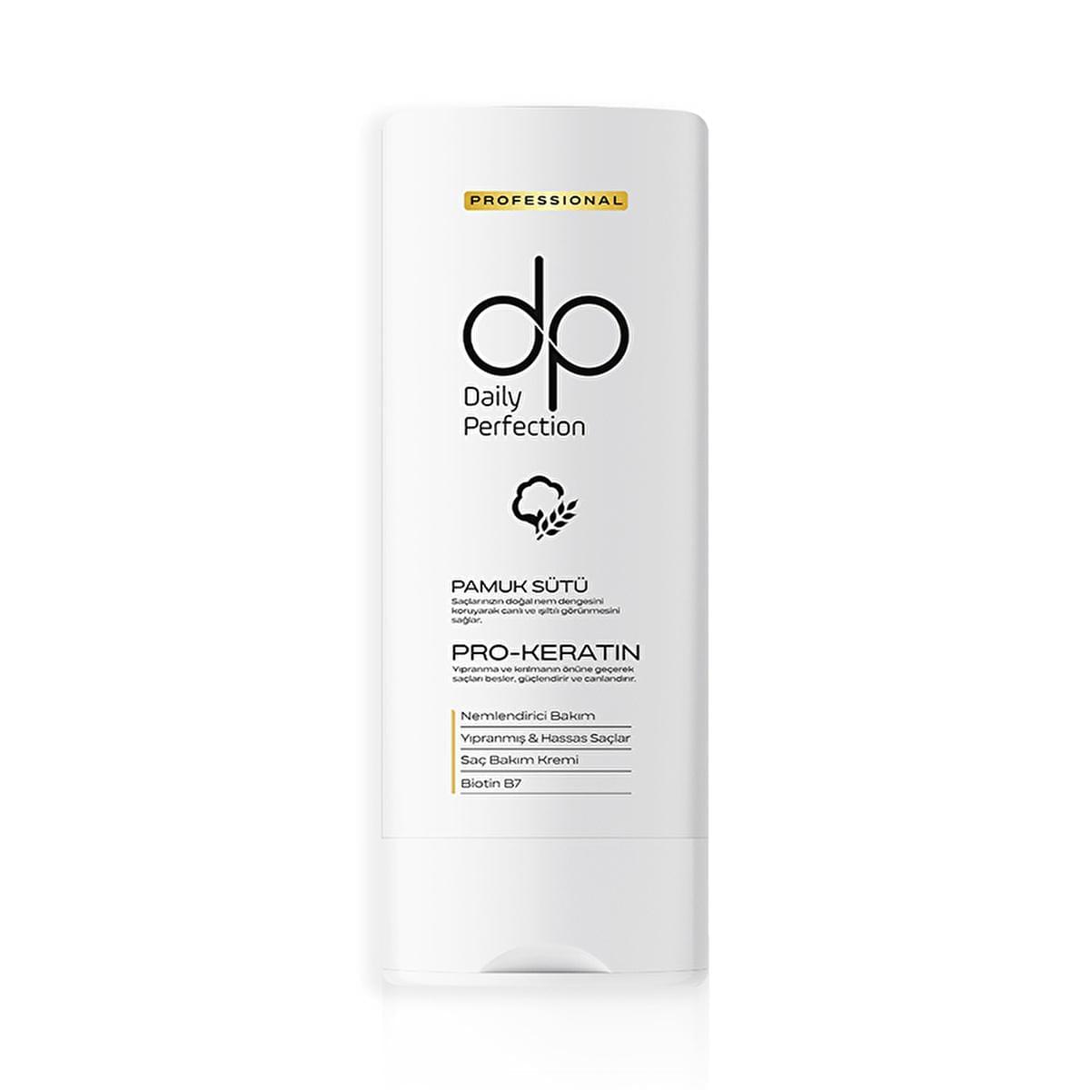 Dp Daily Perfection Hair Care Cream with Cotton Milk & Wheat Protein - 11.83 fl oz Nourishing Moisturizing Treatment