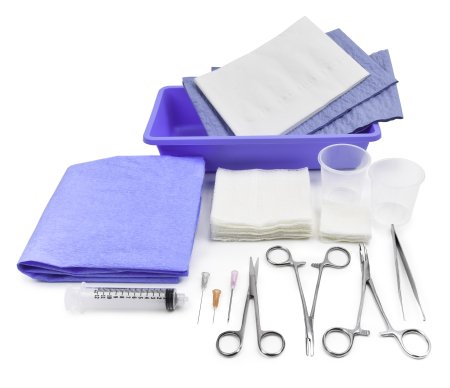 Medi-Pak™ Premium Laceration Tray w/ Stainless Instruments - 25-2691