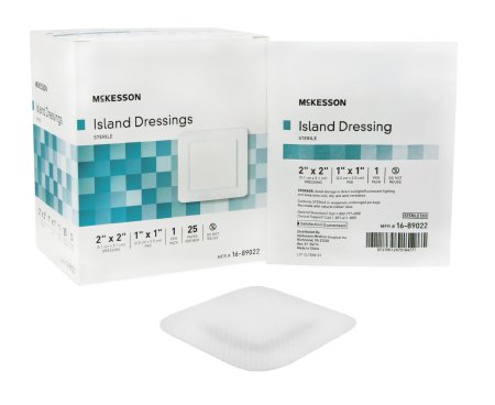 McKesson Adhesive Island Dressing - Sterile