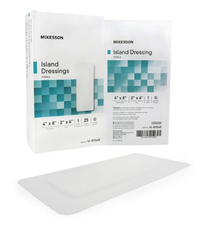 Island Dressing McKesson 4 X 8 Inch Rectangle Sterile - 16-89048