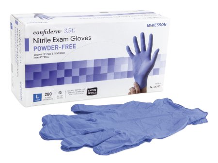 Confiderm® 3.5C Chemo-Rated Nitrile PF Exam Gloves - 14-697XC