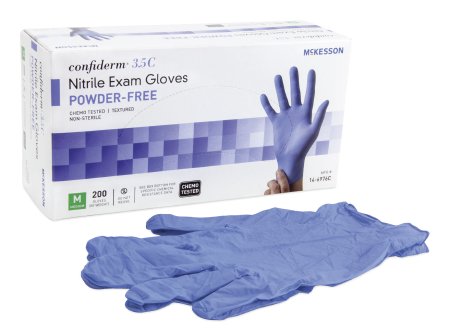 Confiderm® 3.5C Chemo-Rated Nitrile PF Exam Gloves - 14-697XC