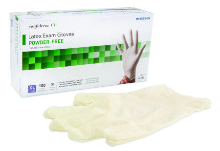 McKesson Confiderm® CL Latex Exam Gloves X-Large - 14-430