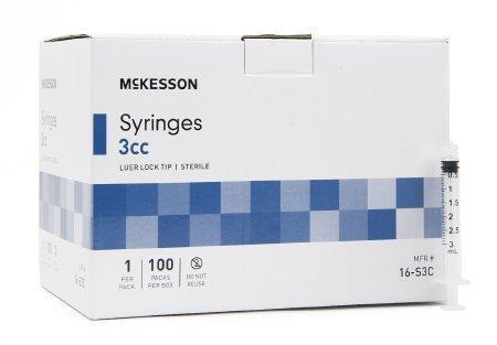 McKesson Luer Lock General Purpose Syringe Without Safety