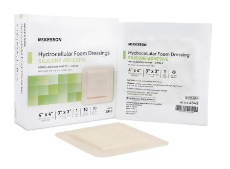 McKesson Hydrocellular Foam Dressing with Silicone Adhesive
