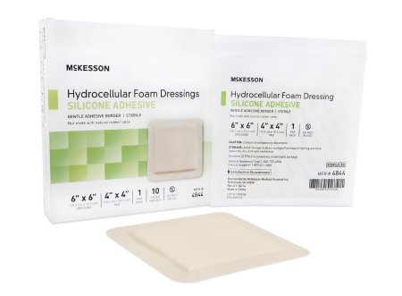 McKesson Hydrocellular Foam Dressing with Silicone Adhesive