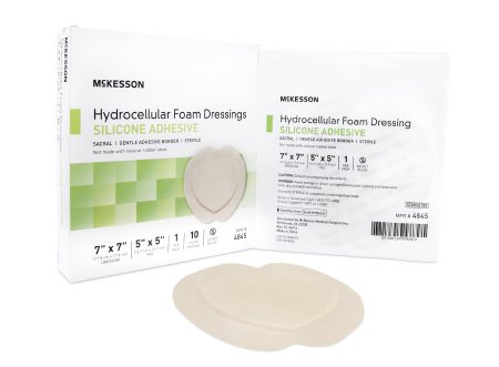McKesson Hydrocellular Foam Dressing with Silicone Adhesive