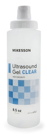 McKesson Clear Ultrasound Gel 8.5 oz. Bottle - 4963