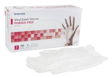 McKesson PF Vinyl Exam Gloves - 14-1XX