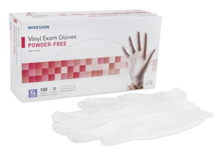 McKesson PF Vinyl Exam Gloves - 14-1XX