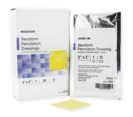 McKesson Xeroform Petrolatum Dressing Gauze Bismuth Tribromophenate - 220