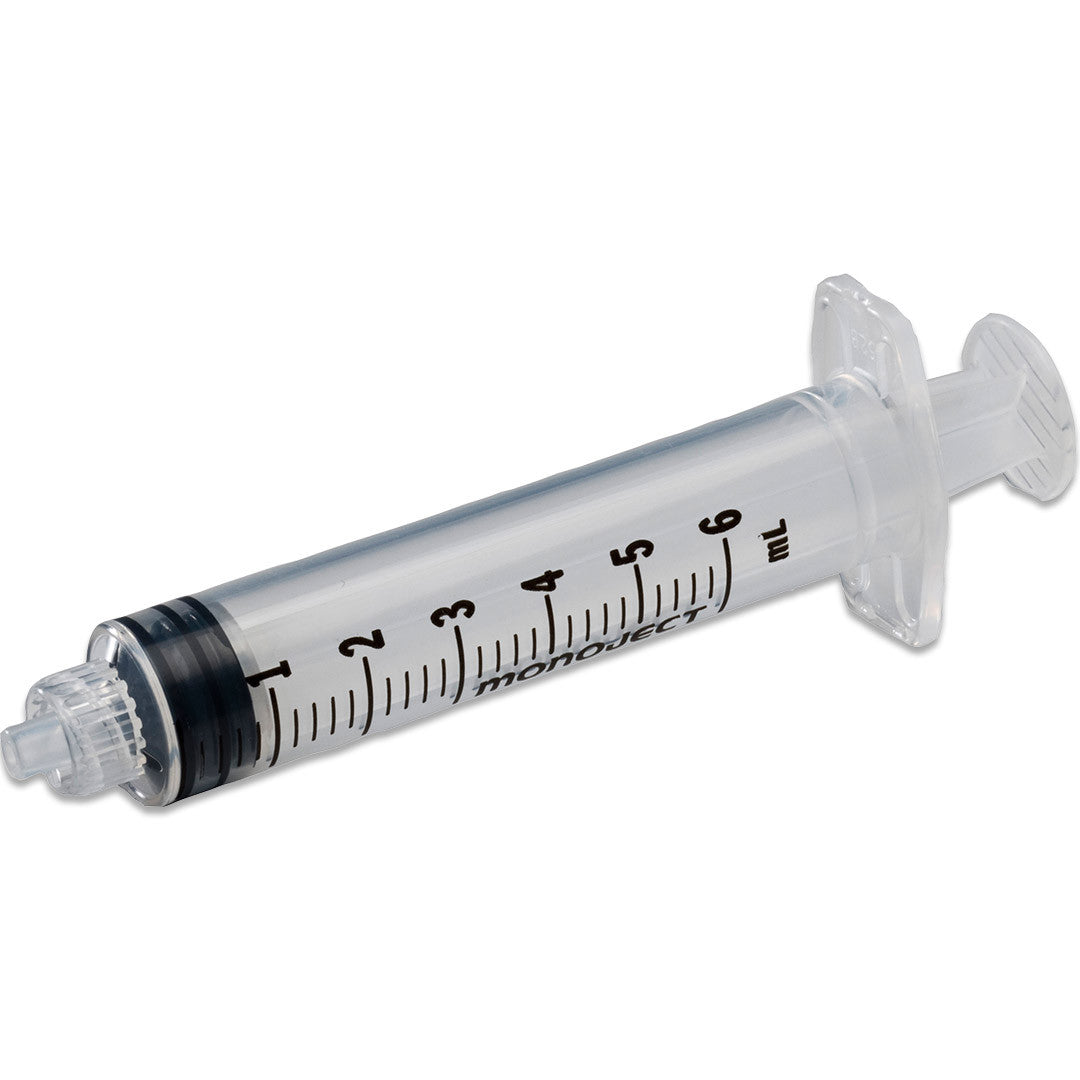 Monoject™ Standard Syringes 6mL Regular Tip (No Needle) Soft Pack - 1180600555