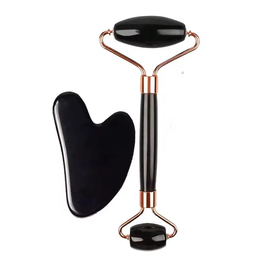 Ice Face Roller &amp; GuaSha Set - Jade Beauty Tools