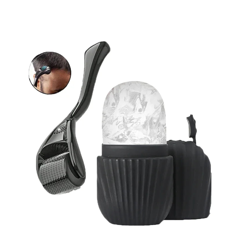 1/2/3pcs Ice Face Roller Facial Skincare Ice Roller Set,Facial Roller GuaSha FaceTool Set,Face Massage Roller Lifting Contouring.